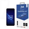 Opakowanie produktu "3mk Protection FlexibleGlass Lite" z grafiką przedstawiającą szkło ochronne na smartfonie. Na opakowaniu widoczne są napisy: "basic protection", "FlexibleGlass Lite™", "Your screen 200% stronger", "FIT-IN™ technology", oraz logotypy c