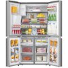 Lodówka HISENSE RQ760N4AIF Side by Side No Frost 178.5cm Srebrna Podajnik wody Kostkarka 3 strefy zmiennej temperatury Liczba półek 3