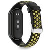 Pasek TECH-PROTECT IconBand Air do Xiaomi Smart Band 8/9/10/NFC Czarno-żółty Materiał Silikon