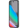Smartfon z dużym ekranem, na którym widoczna jest kolorowa grafika z gradientem. Na boku urządzenia znajdują się dwa przyciski.