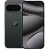 Smartfon w kolorze obsydianowym z dużym wyświetlaczem, na którym widoczne są abstrakcyjne kształty. Na tylnej obudowie znajduje się logo "G" oraz moduł aparatu z kilkoma obiektywami.