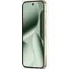 Smartfon z dużym ekranem o cienkich ramkach, wyświetlający abstrakcyjny wzór w odcieniach zieleni. Na boku urządzenia widoczne są przyciski regulacji głośności i zasilania.