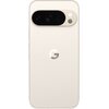 Porcelanowy smartfon z widocznym logo "G" na środku obudowy oraz poziomym modułem aparatu z trzema obiektywami i dwoma diodami.