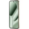 Smartfon z dużym ekranem o cienkich ramkach, wyświetlający abstrakcyjny wzór w odcieniach zieleni. Na boku urządzenia widoczne są przyciski.
