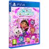 Okładka gry na PS4 przedstawia kolorową grafikę z postaciami z bajki "Gabby's Dollhouse", otoczonymi konfetti i serduszkami. Na górze widnieje tytuł "Dreamworks Gabby's Dollhouse: Ready To Party", a w dolnym rogu znajduje się logo "OG Outright Games" oraz
