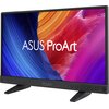 Monitor ASUS ProArt PA16USV 15.6" wyświetla kolorową grafikę z napisem "ASUS ProArt" na ekranie. Na dolnej ramce widoczne jest logo "ProArt" oraz kilka przycisków.