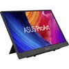 Monitor ASUS ProArt PA16USV 15.6" wyświetla kolorową grafikę z napisem "ASUS ProArt" na ekranie. Na dolnej ramce widoczny jest napis "ProArt" oraz kilka przycisków.