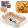 Foremki do pieczenia BERDSEN do Air Fryer 22 x 14 cm (50 sztuk) Kolor Brązowy