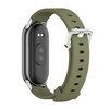 Pasek TECH-PROTECT IconBand Classic do Xiaomi Smart Band 8/9/10/NFC Ciemnozielony Materiał Silikon