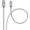 Opakowanie przedstawia kabel USB-A do USB-C o długości 100 cm z metalowym oplotem, oznaczony jako F-Energy. Na opakowaniu widnieją napisy: "Durable Metal Braid", "Quick Charge 3.0", "Android Auto & Apple Car Play support" oraz "Fast charging support".
