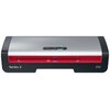 Na zdjęciu znajduje się laminator o srebrno-czarnej obudowie z czerwonym akcentem wewnętrznym. Na urządzeniu widoczne są napisy: "GBC", "Series 2" oraz "250", a także panel z przyciskami i ikonami.