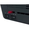 Czarny laminator z czerwonym akcentem na przednim panelu, z widocznymi napisami "GBC", "Series 2" oraz "240". Wymiary urządzenia to 87 mm wysokości, 360 mm szerokości i 151 mm głębokości.