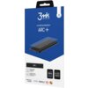 Opakowanie produktu z logo "3mk Protection" na górze, zawiera napis "curved protection ARC+" oraz grafikę przedstawiającą folię ochronną na smartfonie. Na dole znajdują się informacje o grubości folii 0,17 mm, certyfikaty oraz hasła "Your screen 150% stro