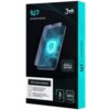 Opakowanie produktu "Folia ochronna 3MK 1UP do Apple iPhone 17 Pro Max" przedstawia grafikę telefonu z nałożoną folią ochronną oraz napisy: "1UP screen protector", "Optimized for Mobile Gaming", "3 pcs.", "Your screen 400% stronger". Na boku opakowania wi