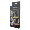 Opakowanie zestawu gum do ćwiczeń marki FITPADDY z widocznym logo i napisem "Bande Elastische Fitness" oraz "Elastic Fitness Bands". Na opakowaniu znajduje się zdjęcie nóg osoby w białych butach sportowych oraz kod QR, a także informacja "TRAINING 5 pcs".