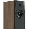 Kolumna głośnikowa o drewnianej obudowie z widocznymi dwoma głośnikami na czarnym panelu przednim. Produkt to "Kolumna głośnikowa PYLON AUDIO Sapphire 23 Orzech (1 szt.)".