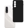 Na zdjęciu widoczne jest czarne etui z trzema otworami na aparaty, obok białego telefonu z trzema obiektywami i logo "OnePlus" na obudowie.