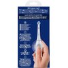 Opakowanie szczoteczki magnetycznej z napisem "100% cleaner teeth*" na górze oraz "EASY SWITCH TO ELECTRIC" poniżej. Widoczny jest obraz szczoteczki trzymanej w dłoni, a wokół niej znajdują się opisy funkcji w kilku językach, w tym "ULTIMATE CLEAN BRUSH H