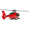 Czerwony helikopter ratunkowy z czarnymi i białymi detalami, oznaczony numerem "112" oraz napisem "STRAŻ". Na ogonie widoczne są oznaczenia "SP-BXH" oraz mała flaga.