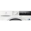 Pralka Electrolux z panelem sterowania, na którym widoczne są programy prania takie jak "Eco 40-60", "Higieniczne", "Outdoor", "Kołdry", "Wełna", oraz wyświetlacz z informacjami: "Temperatura 40°", "Czas 2:40", "Wirowanie 1400", "Dodatkowe płukanie", "Pra