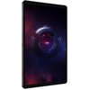 Tablet z czarną ramką wyświetla grafikę z futurystycznym, okrągłym obiektem na tle kosmicznej scenerii w odcieniach fioletu i czerwieni. Na ekranie nie ma widocznego tekstu ani logo.