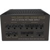 Na zdjęciu znajduje się zasilacz komputerowy z widocznymi gniazdami na kable oraz napisami. Tekst na zasilaczu to: "VOLCANO HEX 850W GOLD", "ATX 3.1 ACTIVE PFC POWER SUPPLY", "PCI-E/CPU", "SATA/MOLEX", "12V-2X6", "M/B", oraz ostrzeżenie: "DO NOT USE MODUL