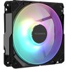 Czarny wentylator komputerowy z podświetleniem RGB, na środku którego widnieje napis "TCOMAS". Na ramce wentylatora znajdują się napisy "JIAOLONG" oraz "POWER UP TO GAMERS".