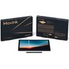 Na zdjęciu widoczny jest tablet graficzny WACOM Movink 13 Pen Touch wraz z piórem, a także dwa pudełka z napisem "Movink" i logo "wacom". Pudełka mają ciemne tło z jasnymi liniami i tekstem, a na jednym z nich znajduje się szczegółowy opis produktu.
