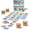 Pudełko gry logicznej "RAVENSBURGER Memory Disney Stitch Challenge 24697" z widocznymi kartami do gry przedstawiającymi postać z bajki. Na opakowaniu widnieje napis "Disney Stitch memory CHALLENGE" oraz logo "Ravensburger".