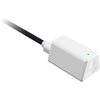 Biały adapter z logo Razer, podłączony do czarnego kabla, z zieloną diodą na obudowie. Na adapterze widoczny jest napis: "HYPER-SPEED WIRELESS USB".