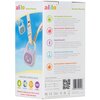 Opakowanie zabawki głośnika mobilnego "ALILO Pocket Bunny K1 Niebiesko-miętowy" z widocznym logo "alilo" oraz opisem funkcji, takich jak: wiele sposobów przenoszenia, wgrane piosenki, głośnik Bluetooth, wgrywanie nowych plików audio, wytrzymałość i bezpie