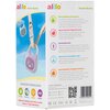Opakowanie produktu "Zabawka głośnik mobilny ALILO Pocket Bunny K1 Fioletowo-waniliowy" z widocznym logo "alilo" oraz tekstem opisującym funkcje, takie jak wiele sposobów przenoszenia, wgrane piosenki, głośnik Bluetooth, wygrywanie nowych plików audio, wy