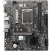 Na zdjęciu znajduje się płyta główna z widocznymi gniazdami, złączami i komponentami elektronicznymi. Na płycie widoczny jest tekst: "CORE BOOST", "MEMORY BOOST", "PRO H610M-G WIFI DDR4" oraz logo "MSI".