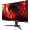 Monitor marki Acer z wyświetlaczem przedstawiającym scenę z gry, na której widoczny jest duży, czerwony smok i postać stojąca przed nim. Na dolnej ramce monitora znajduje się logo "acer".