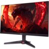 Monitor marki Acer z wyświetlaczem przedstawiającym dynamiczną scenę z gry, na której widoczny jest duży, czerwony smok i postać stojąca przed nim. Na dolnej ramce monitora znajduje się logo "acer".