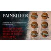 Grafika promocyjna gry "Painkiller" na PS5 z tekstem: "Zamów w przedsprzedaży i otrzymaj zestaw skórek broni dostępny tylko w edycji fizycznej". Obok widoczne są ilustracje sześciu broni z podpisami: "SMG", "Electrodriver", "Strzelba", "Armata ręczna", "K