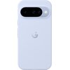 Jasnoliliowe etui na telefon z widocznym logo "G" pośrodku. W górnej części znajduje się wycięcie na aparat z trzema obiektywami i lampą błyskową.