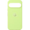 Limonkowe etui z wycięciem na aparat, z widocznym logo "G" na środku. Produkt przeznaczony do telefonów Pixel 10/10 Pro.