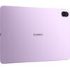 Fioletowy tablet z widocznym logo "HUAWEI" na środku obudowy oraz napisem "13 MP CAMERA" przy obiektywie aparatu w rogu. Na obudowie znajdują się również trzy małe, okrągłe elementy.