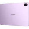 Fioletowy tablet z widocznym logo "HUAWEI" na środku tylnej obudowy oraz aparatem oznaczonym jako "13MP CAMERA" w rogu. Obok aparatu znajdują się trzy małe okrągłe elementy.