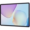Na zdjęciu widoczny jest tablet z wyświetlaczem o gradientowym tle w pastelowych kolorach fioletu, różu i błękitu. Urządzenie ma cienkie ramki i kamerę umieszczoną na środku górnej krawędzi.