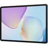 Tablet z dużym ekranem wyświetlającym kolorową grafikę z gradientowymi kształtami w odcieniach fioletu, żółci i błękitu. Urządzenie ma cienkie ramki i widoczną kamerę na górnej krawędzi.