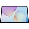 Tablet z cienkimi ramkami wyświetla abstrakcyjną grafikę w pastelowych kolorach fioletu, żółci i błękitu. Na ekranie nie ma widocznego tekstu ani logo.