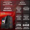 Na zdjęciu znajduje się komputer z widocznymi specyfikacjami: karta graficzna GIGABYTE GEFORCE RTX 5080 WINDFORCE SFF 16GB, płyta główna GIGABYTE B850 EAGLE, zasilanie DEEPCOOL PN850D 850W 80+GOLD, procesor AMD RYZEN 7 9800X3D, obudowa DEEPCOOL CH560 CZAR