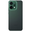 Zielony smartfon z dwoma dużymi obiektywami aparatu i jednym mniejszym, umieszczonymi w prostokątnym module z zaokrąglonymi rogami. Na dole obudowy widoczne jest logo "oppo".