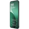 Smartfon z zielonym wyświetlaczem, na którym widnieje tekst: "OPPO AI Phone OPPO Reno14 5G". Dodatkowe informacje na ekranie to: "AI Flash Photography", "AI Edytor 2.0" oraz "Teleobiektyw 3,5x".