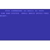 Niebieski ekran z białym tekstem: "**** COMMODORE 64 BASIC V2 **** 64K RAM SYSTEM  38911 BASIC BYTES FREE READY."