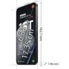 Na zdjęciu widoczny jest czarny smartfon z ekranem o przekątnej 6,83 cala i wymiarach 162,7 mm na 77,9 mm na 7,96 mm. Na ekranie znajduje się tekst: "Xiaomi HyperAI, xiaomi 15T Pro, 6.83", 17.35 cm, Wyświetlacz 6.83" z odświeżaniem do 144 Hz, Szybkie łado