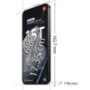 Smartfon z wyświetlaczem o przekątnej 6,83 cala i wymiarach 162,7 mm na 77,9 mm oraz grubości 7,96 mm. Na ekranie widoczny jest tekst: "Xiaomi HyperAI, xiaomi 15T Pro, CO-ENGINEERED WITH, 15T, Wyświetlacz 6.83" z odświeżaniem do 120 Hz, Szybkie ładowanie 