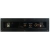 Czarny panel z pięcioma złączami: USB MIDI, AUDIO IN, EARPHONE, SUS oraz gniazdo zasilania DC 9-15V, z oznaczeniami graficznymi obok. Panel jest przymocowany czterema śrubami w rogach.